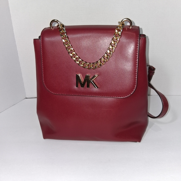MICHAEL Michael Kors Handbags - MICHAEL Michael Kors Maroon Mott Backpack